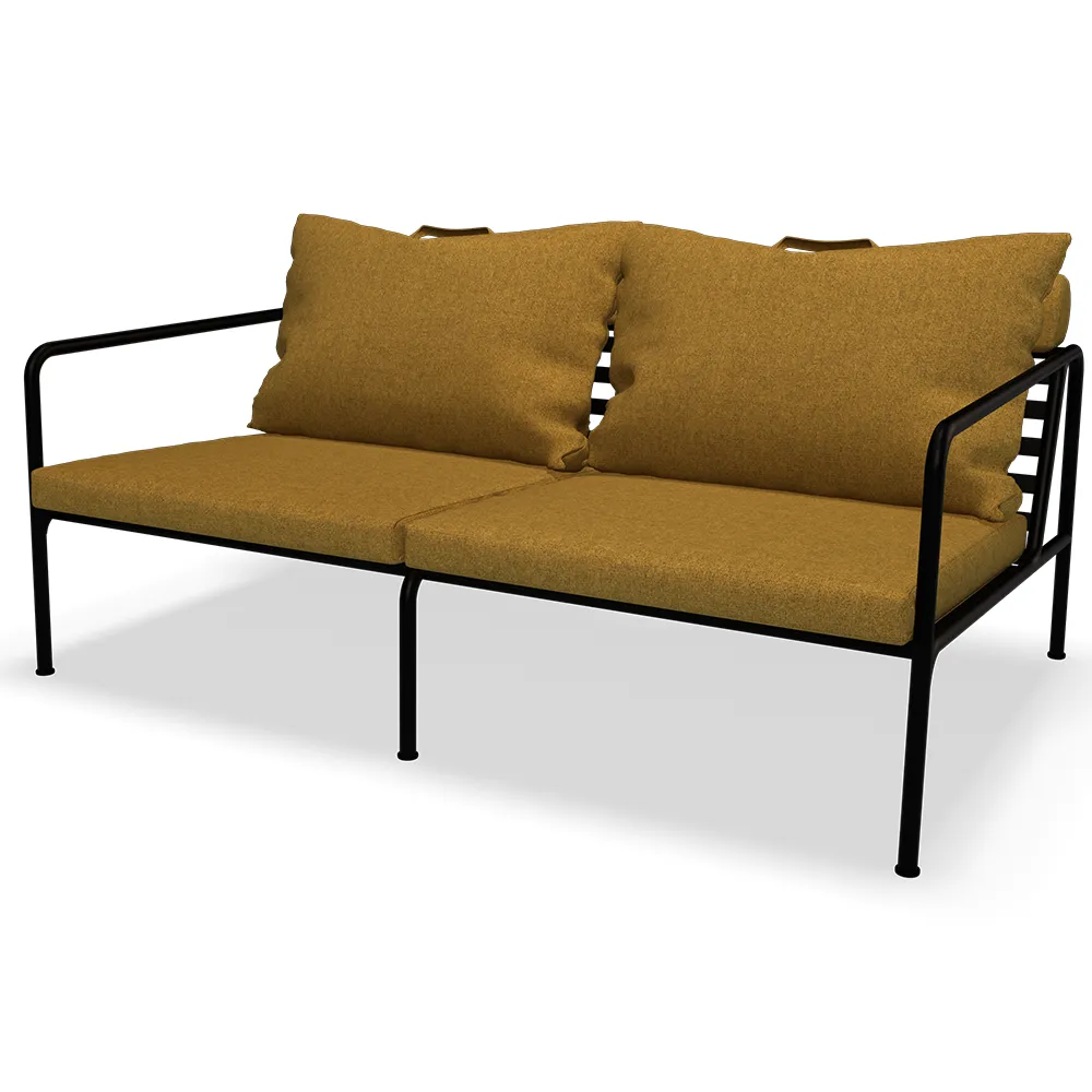 Houe Avon 2-sits soffa Dijon/Black