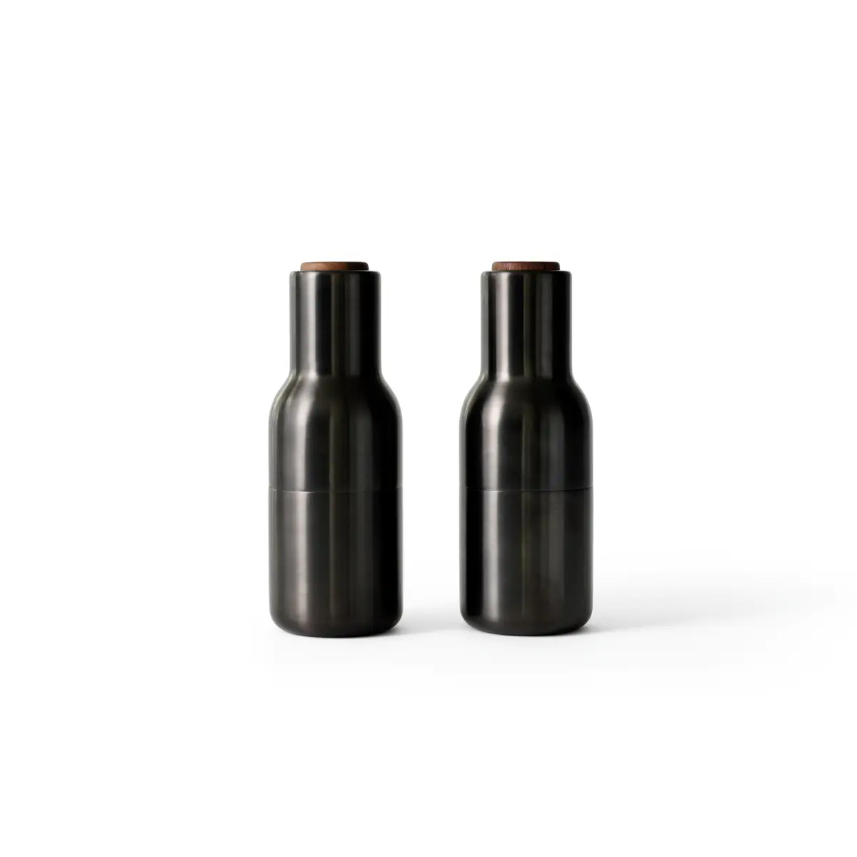 Audo CPH, Bottle Grinder 2-pack Large - Brass Bronzed / Walnut