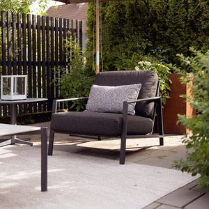 Lyra fåtölj Svart / Teddy black