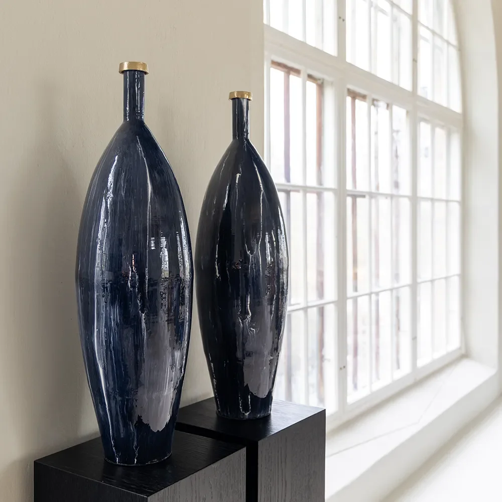 Alternativ bild 1 för Belmont vas indigo M