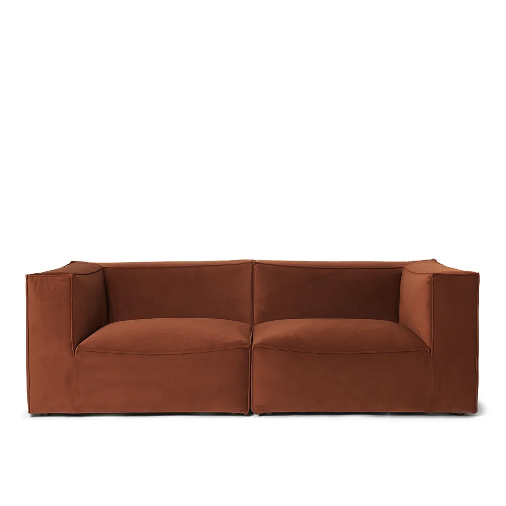 Catena Sofa Armrest Left S400 Rich Velvet - 21 Rust