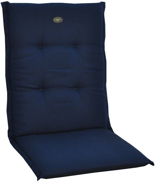 Fritab, Canyon teakstolsdyna Låg Blåstruktur