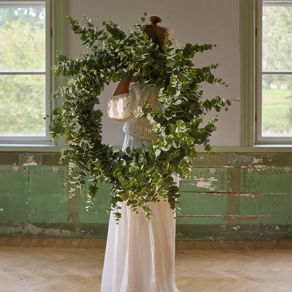 Alternativ bild 1 för Mr Plant, Eucalyptus krans 100 cm