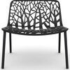 Forest loungefåtölj Black
