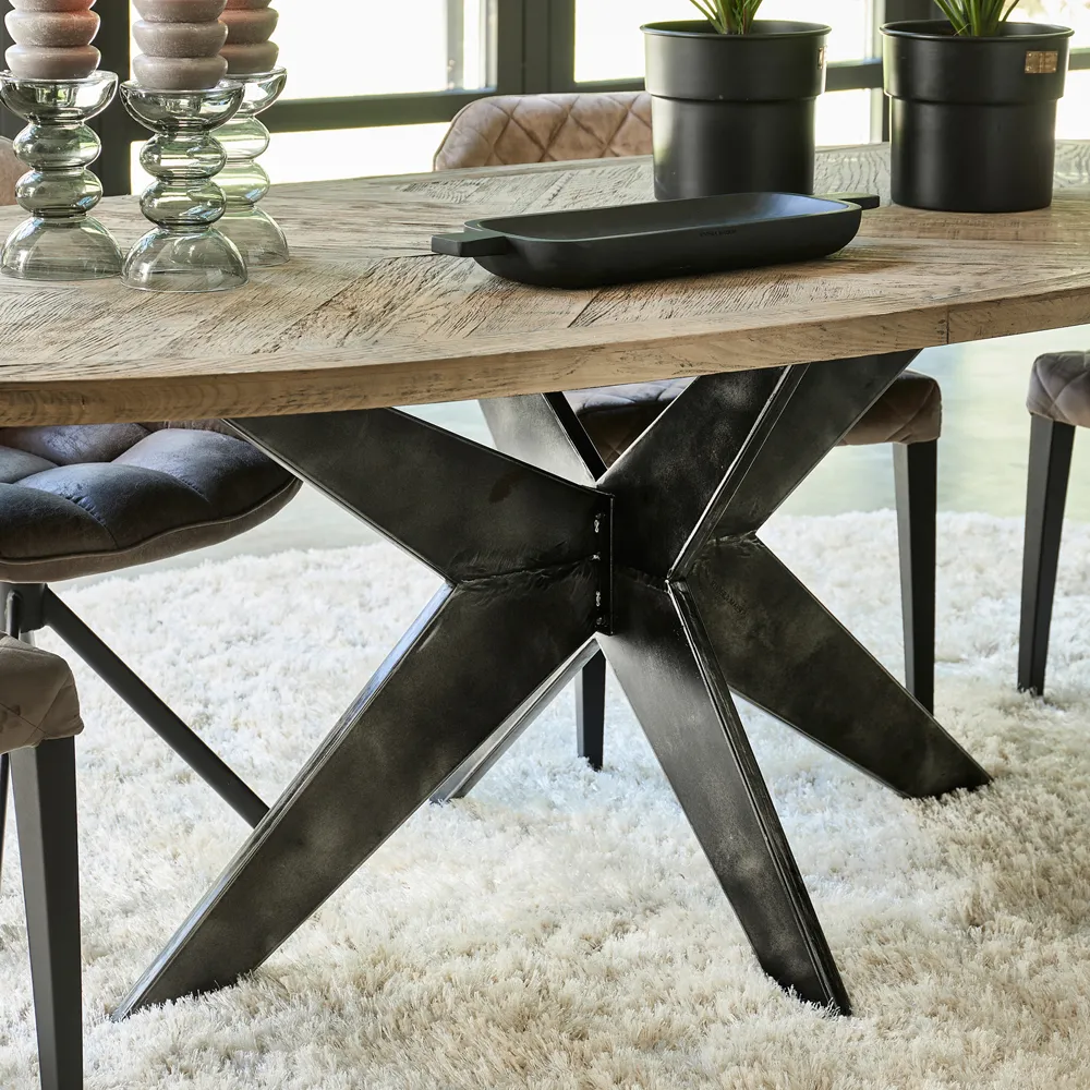 Falcon Crest Ellips Matbord 230x105 cm