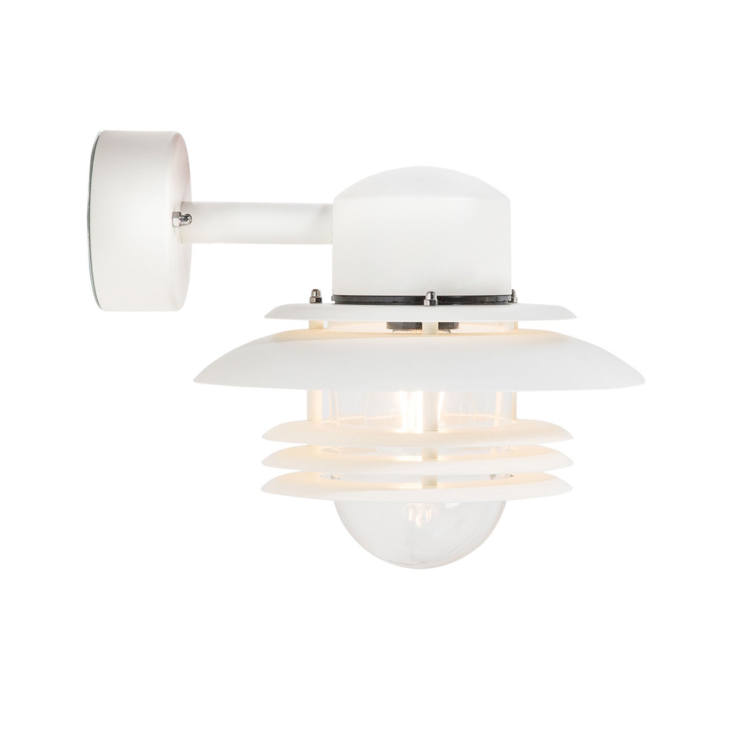 Belid, Mira Vägglampa Ip23 D240 Vitstruktur