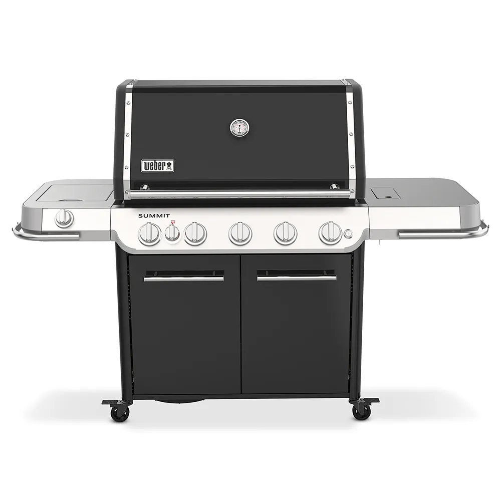 Weber Summit E Gasolgrill Black