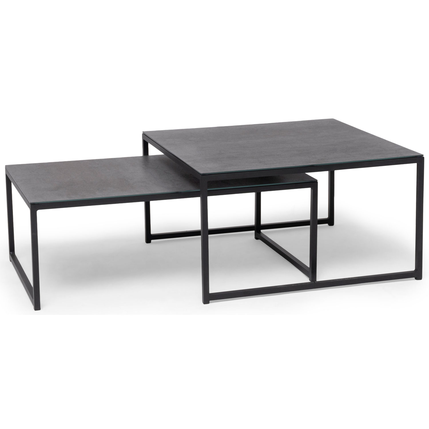 Jet set soffbord 2-pack aluminium