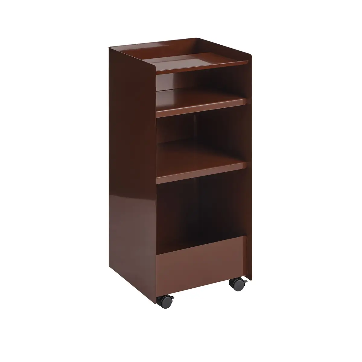 Muuto, Folded Trolley H 83,7 cm Öppen - Mörkröd