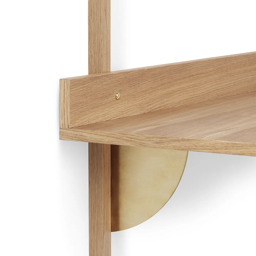 Produktfoto för Ferm Living - Sector Desk - Skrivbord - Oak - W87 x H66,5 x D45,1 cm