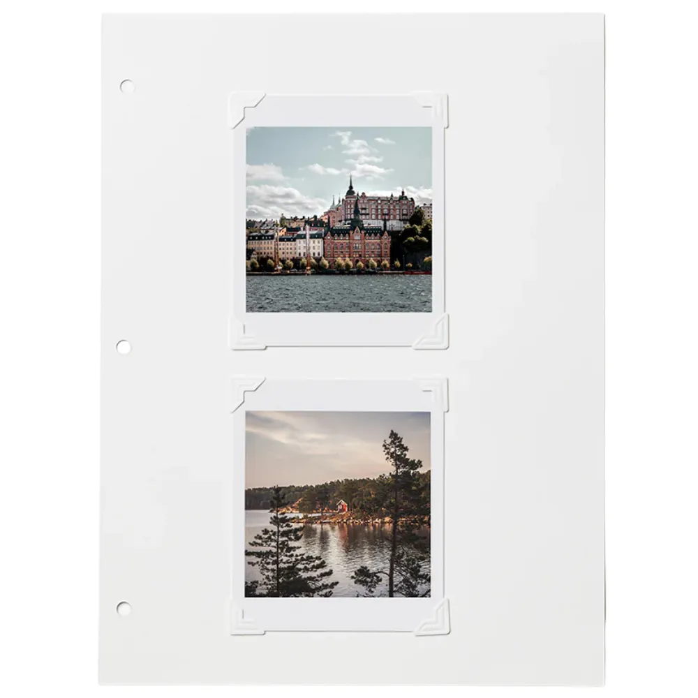 Albumblad 28x21 cm 10-pack White
