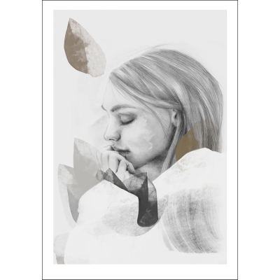 Anna Bülow Anna Bülow poster  Dreamer in White 50×70 cm sign/numrerat