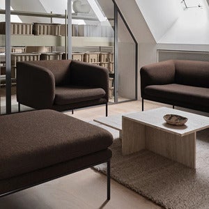Soffa 2-Sits Turn Hallingdal Dark Brown