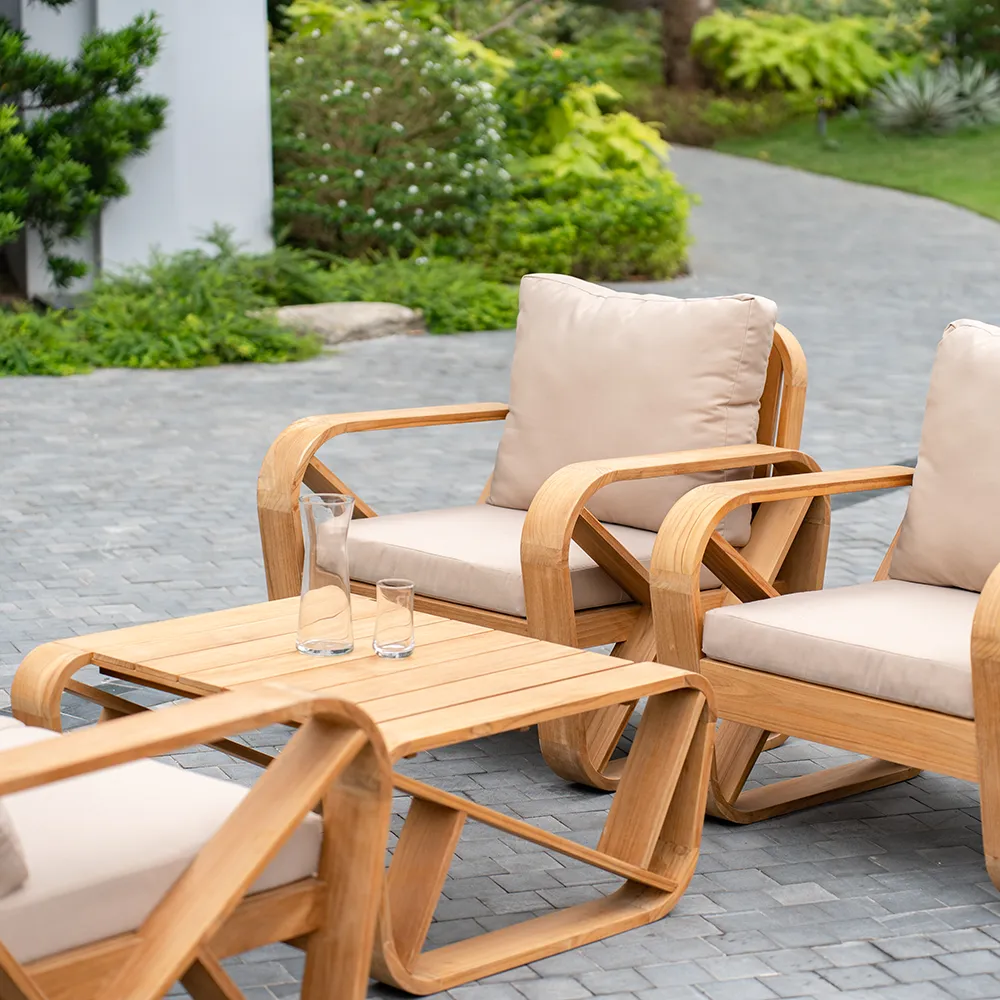 Bålamöllan loungestol inkl dynor Grön