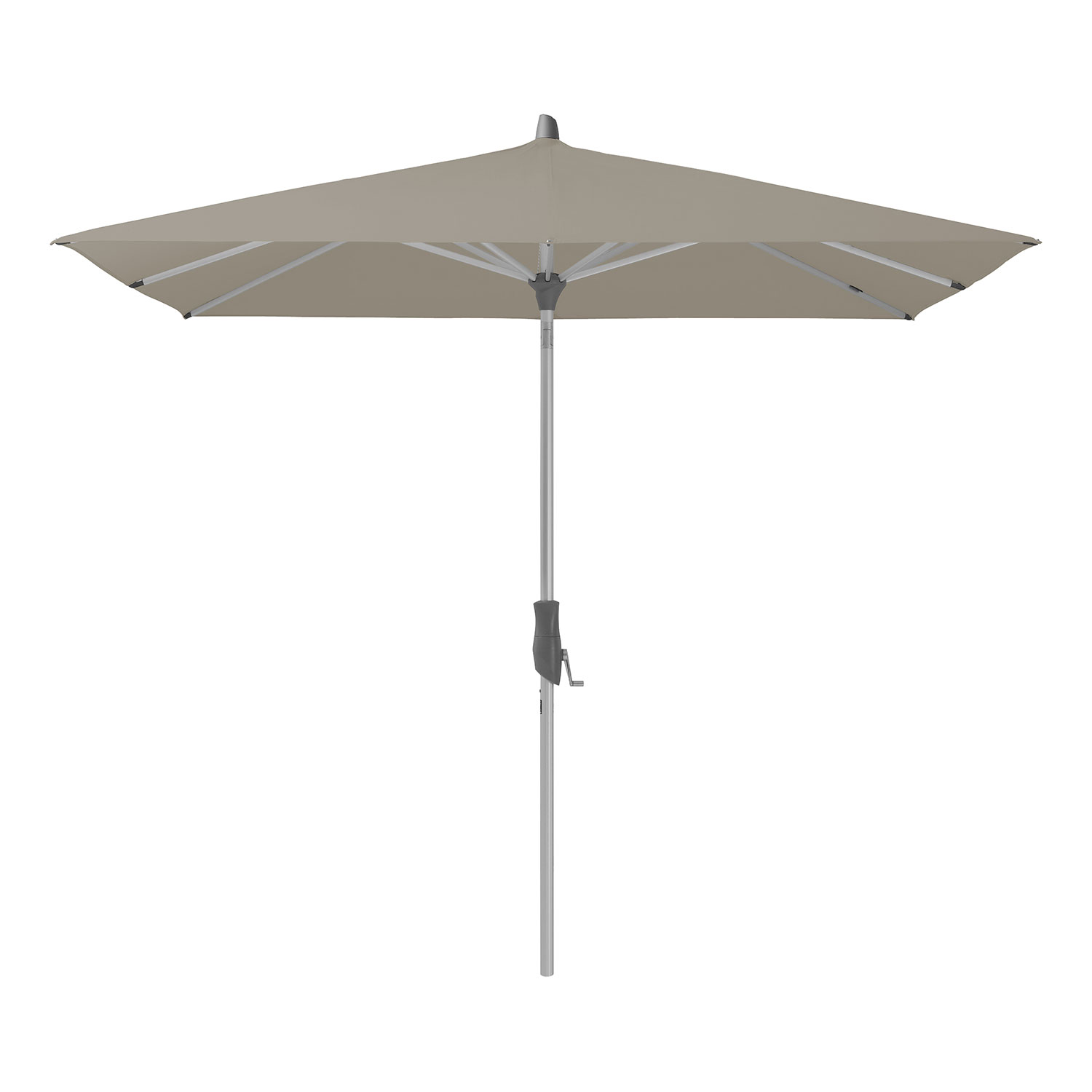 Glatz Alu-twist parasoll 240×240 cm cm kat.5 611 sandstone
