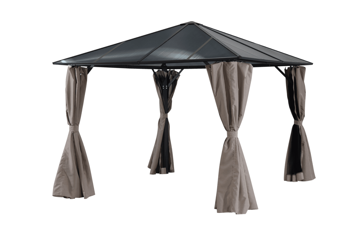 Brafab, Scopello paviljong 300x300 cm antracit/beige