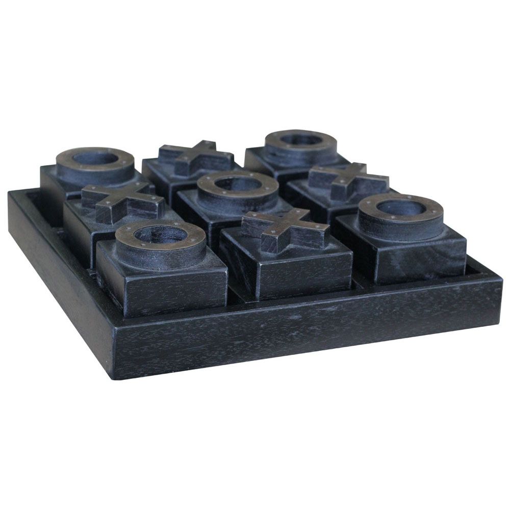 Criss Cross Dekoration Svart