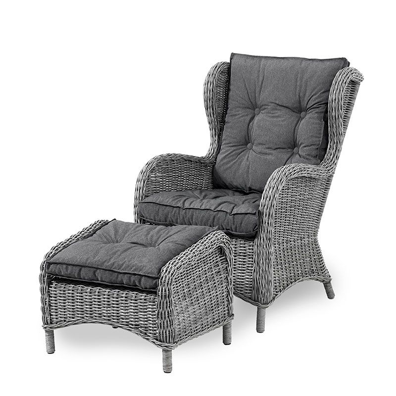 Axel palldyna 46x46 cm Kolgrå