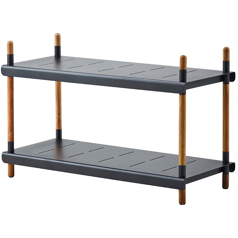 Cane-line, Frame Hylla 63.5Cm Teak/Lava Grå