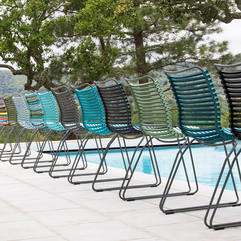 Click stol mörkgrå 