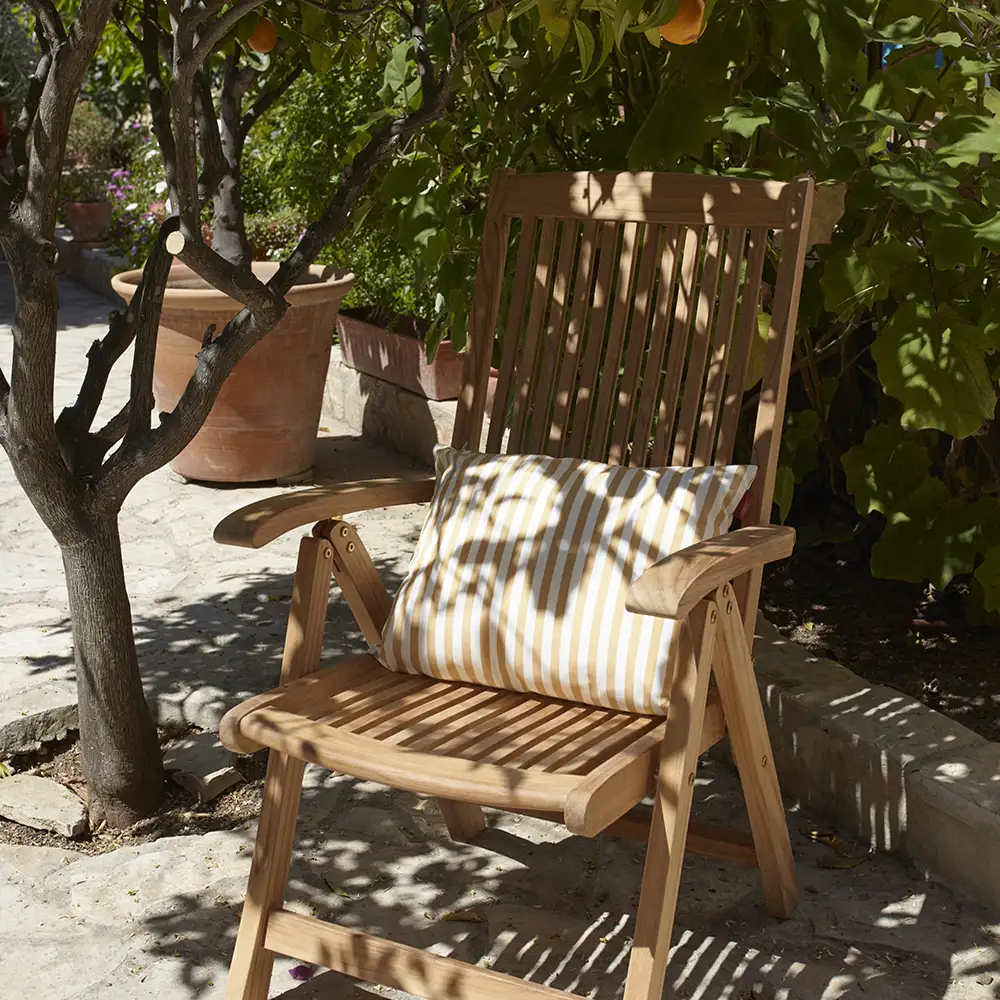 Barriere Prydnadskudde 50x40 cm Golden Yellow Stripe 