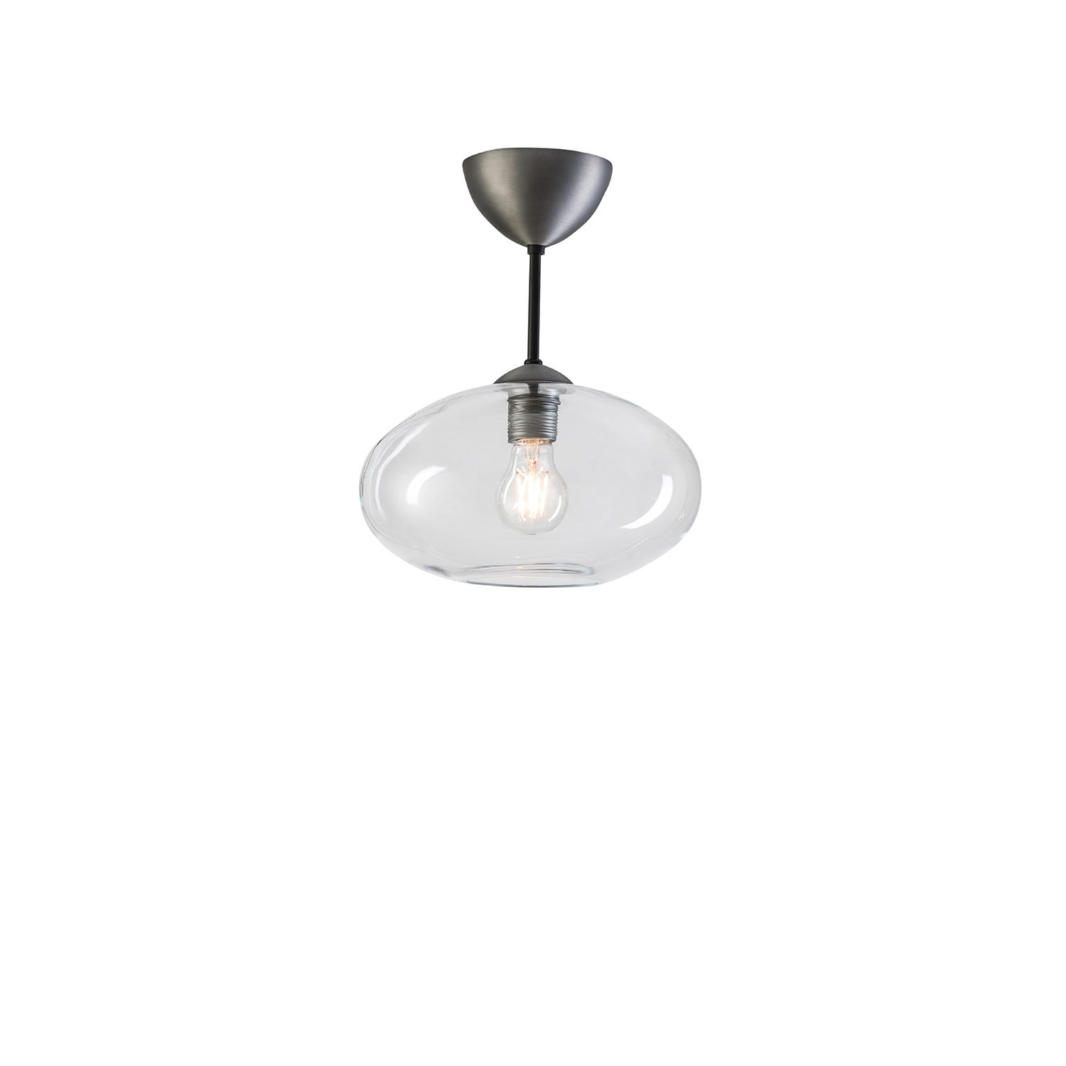 Belid, Bullo Plafond D270 Oxidgrå/Klarglas 24945