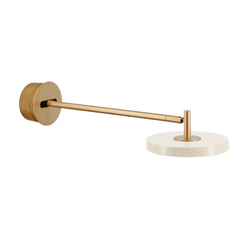 Asteria Wall Long Vägglampa Ø15 cm Pearl White