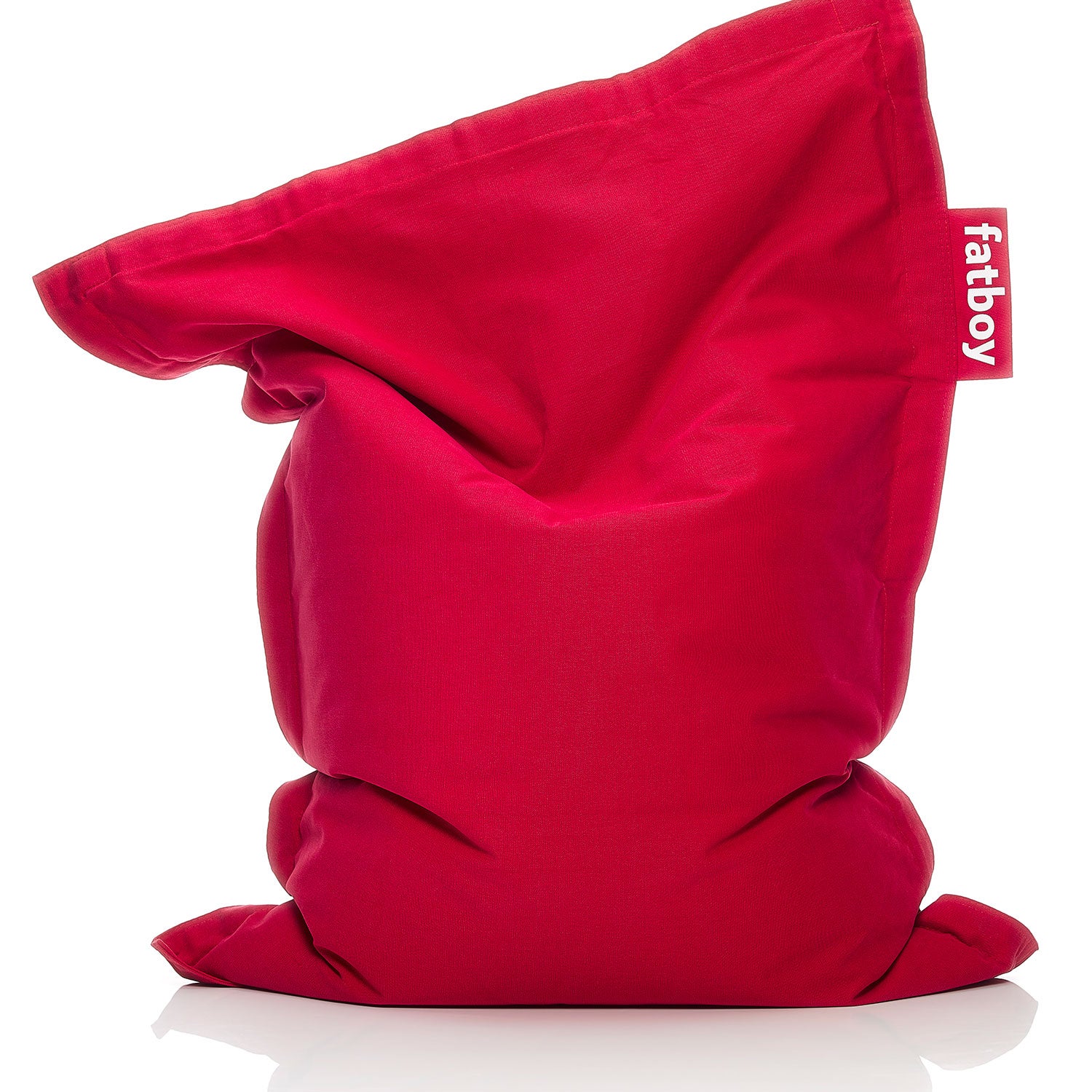 fatboy, junior sittsäck stonewashed red