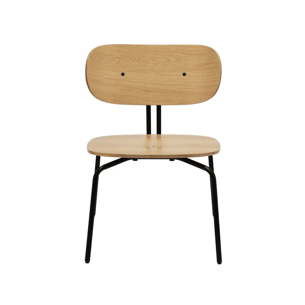 Curious Loungefåtölj Ek/Svart