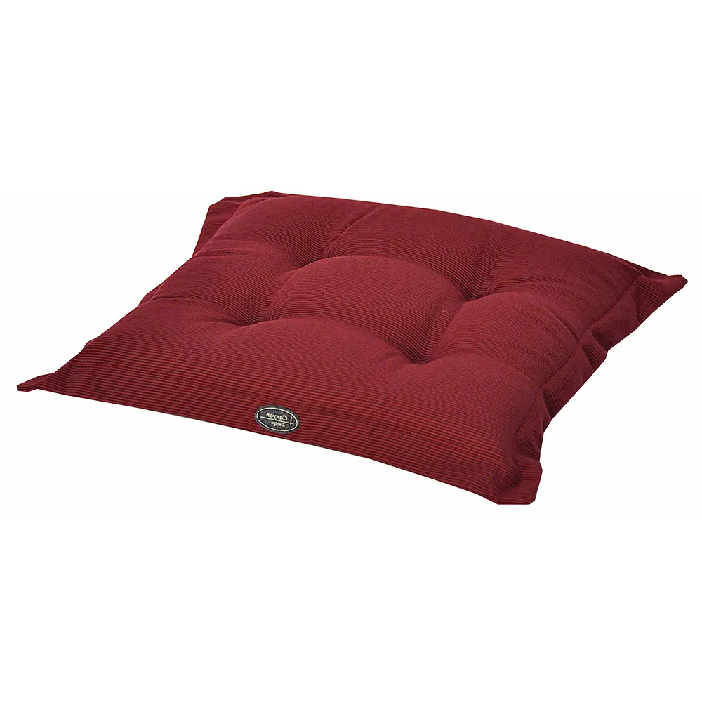 Fritab, Canyon sittdyna tjock 42x45 cm strukturdralon Bordeaux