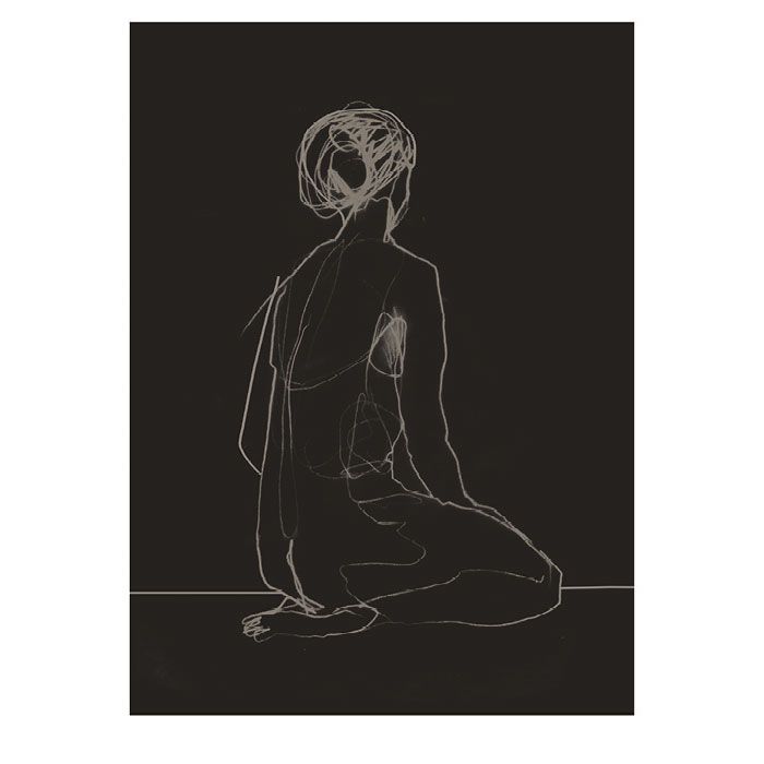 Anna Bülow, Anna Bülow poster  Flow 6 30x40 cm