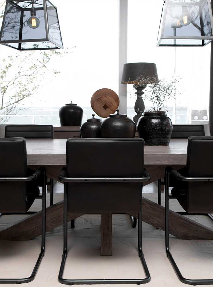 Hunter Matbord 240X110 Cm Svart