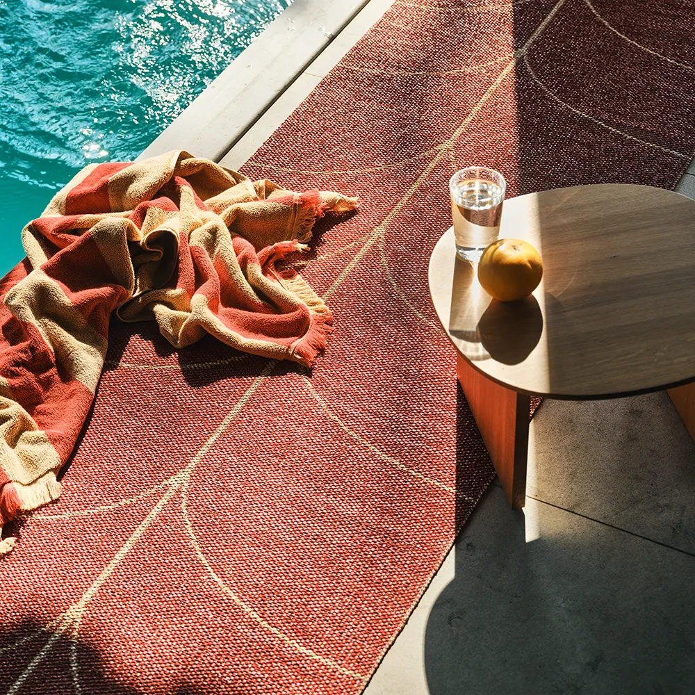 Vävd Matta Leif Berry 70x90 cm