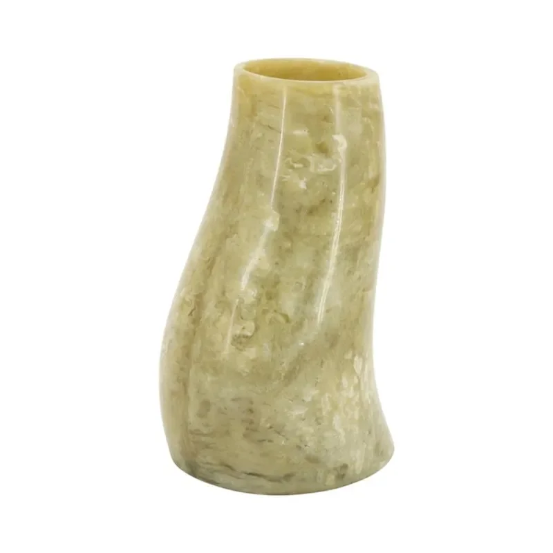 Stonea 4 Vas 15x14x25,5 cm Harts Grön