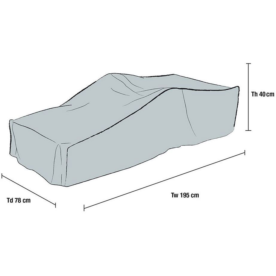Brafab, Möbelskydd vilsäng 78x198 cm grå