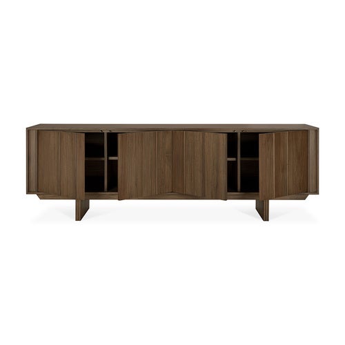Pillar Skänk Teak 4-dörrars 220x45x70 cm