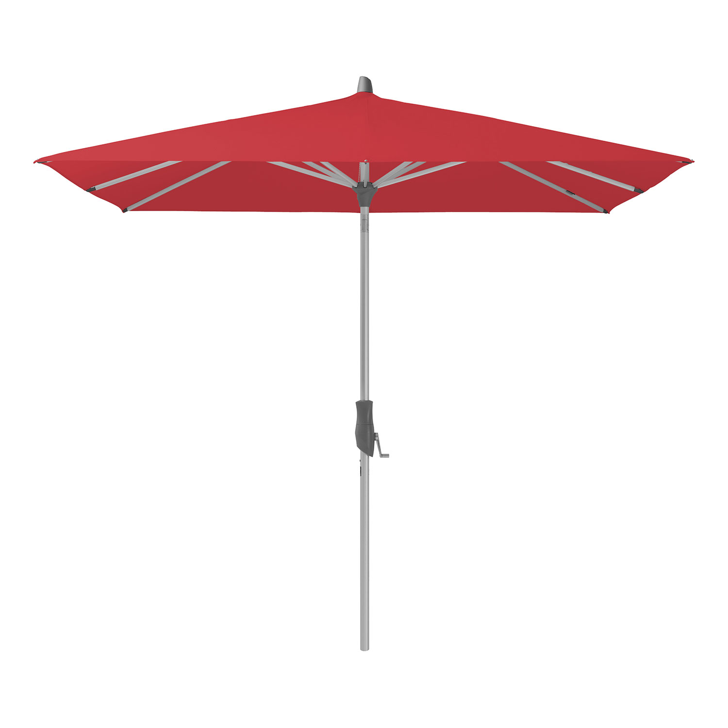 Alu-twist parasoll 240×240 cm cm kat.2 162 chili Glatz