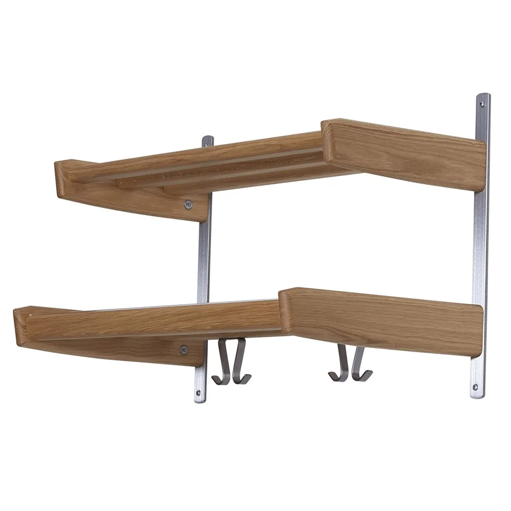 Oscarssons Möbel, Meja Hatthylla 59 cm 2 hyllplan Oljad Ek