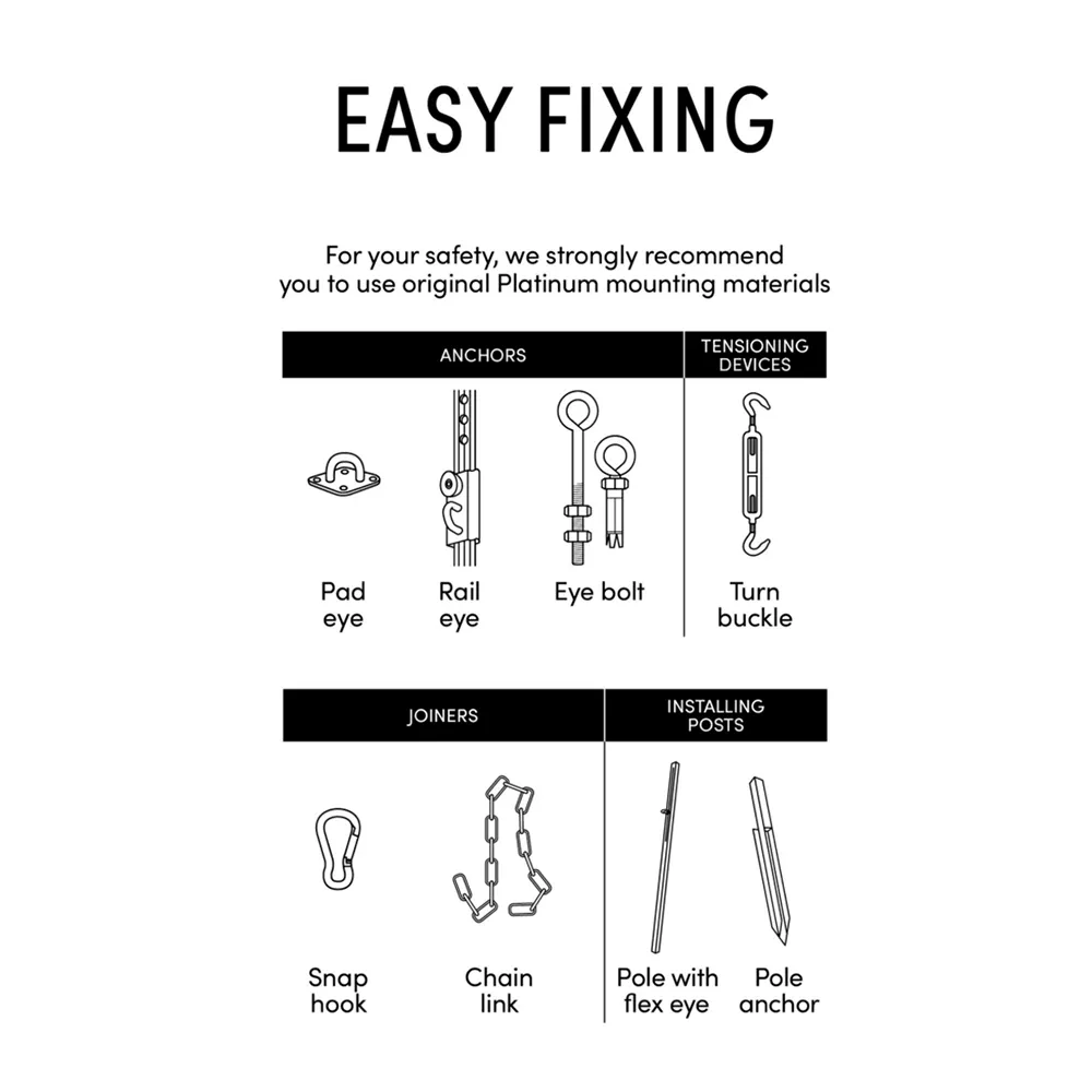 Coolfit solsegel triangulärt 90° 400x570cm grå