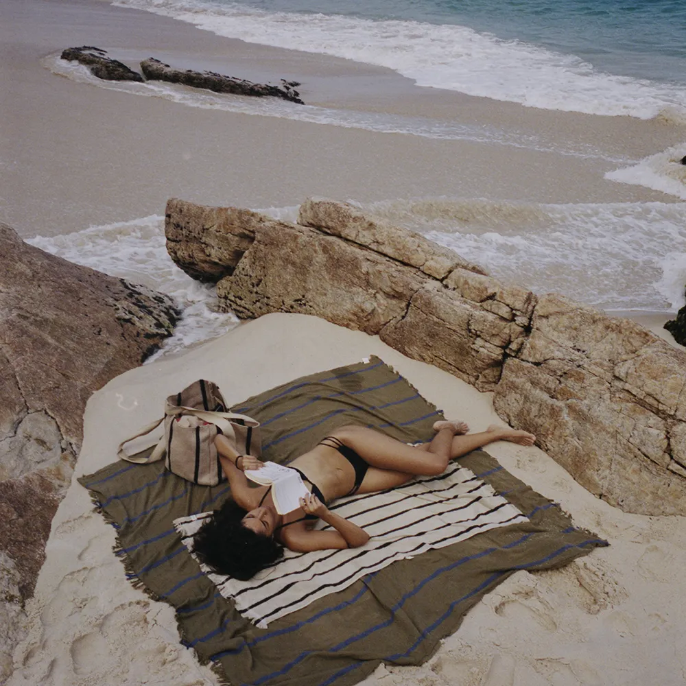 Badhandduk i ekologisk bomull Alee