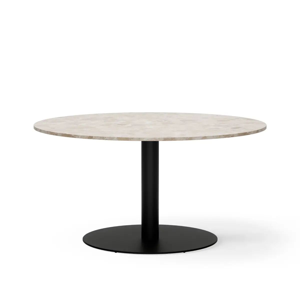 New Works, Florence Pelarbord Ø145cm Kunis Breccia Marmor