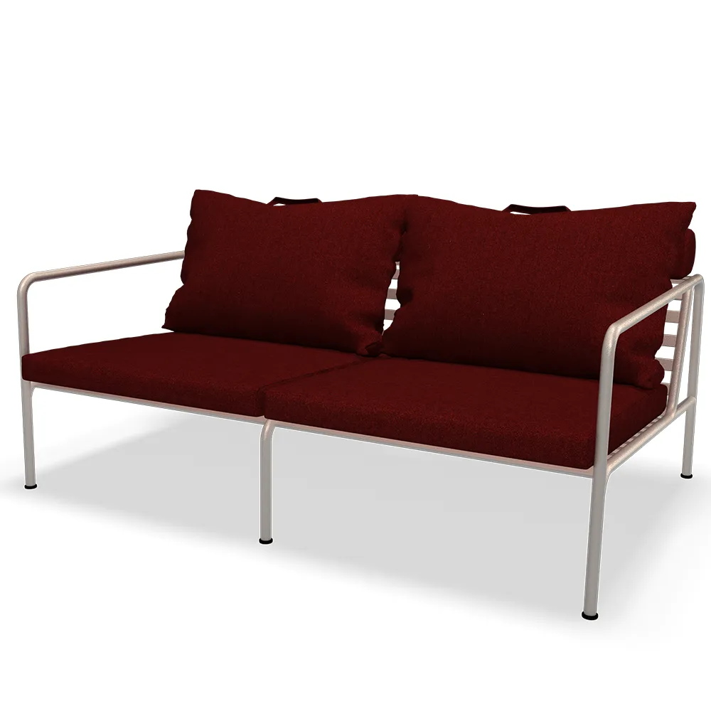 Produktfoto för Houe, Avon 2-sits soffa Scarlet/White