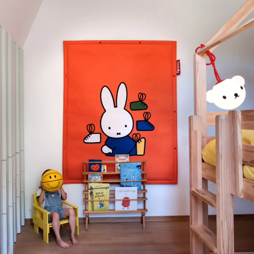 flying carpet x Miffy lekmatta 180x140 cm orange