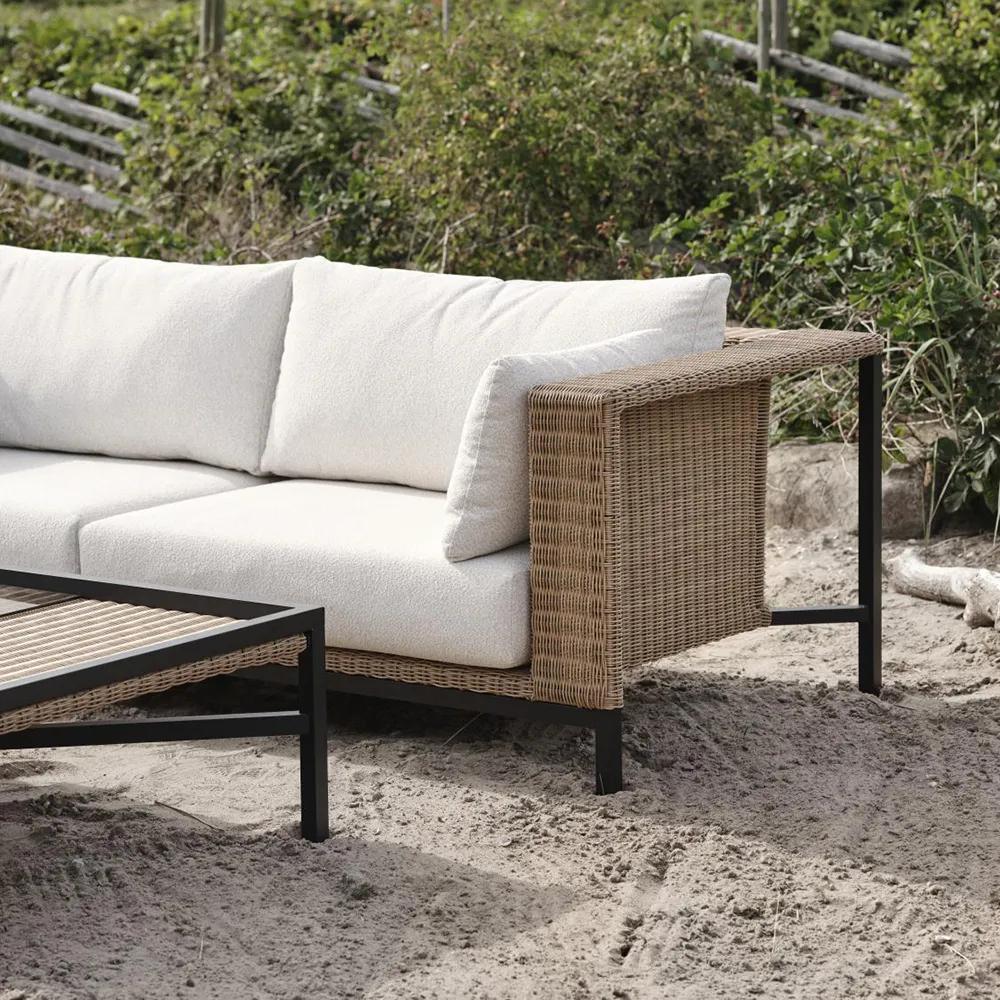 Shell Soffa Teddy Rice/ Black