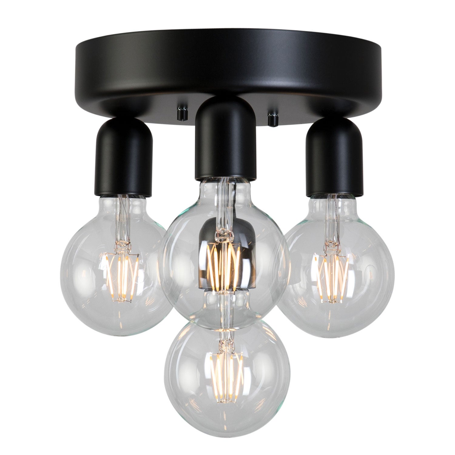 Belid, Regal Plafond 4 D230 Mattsvart