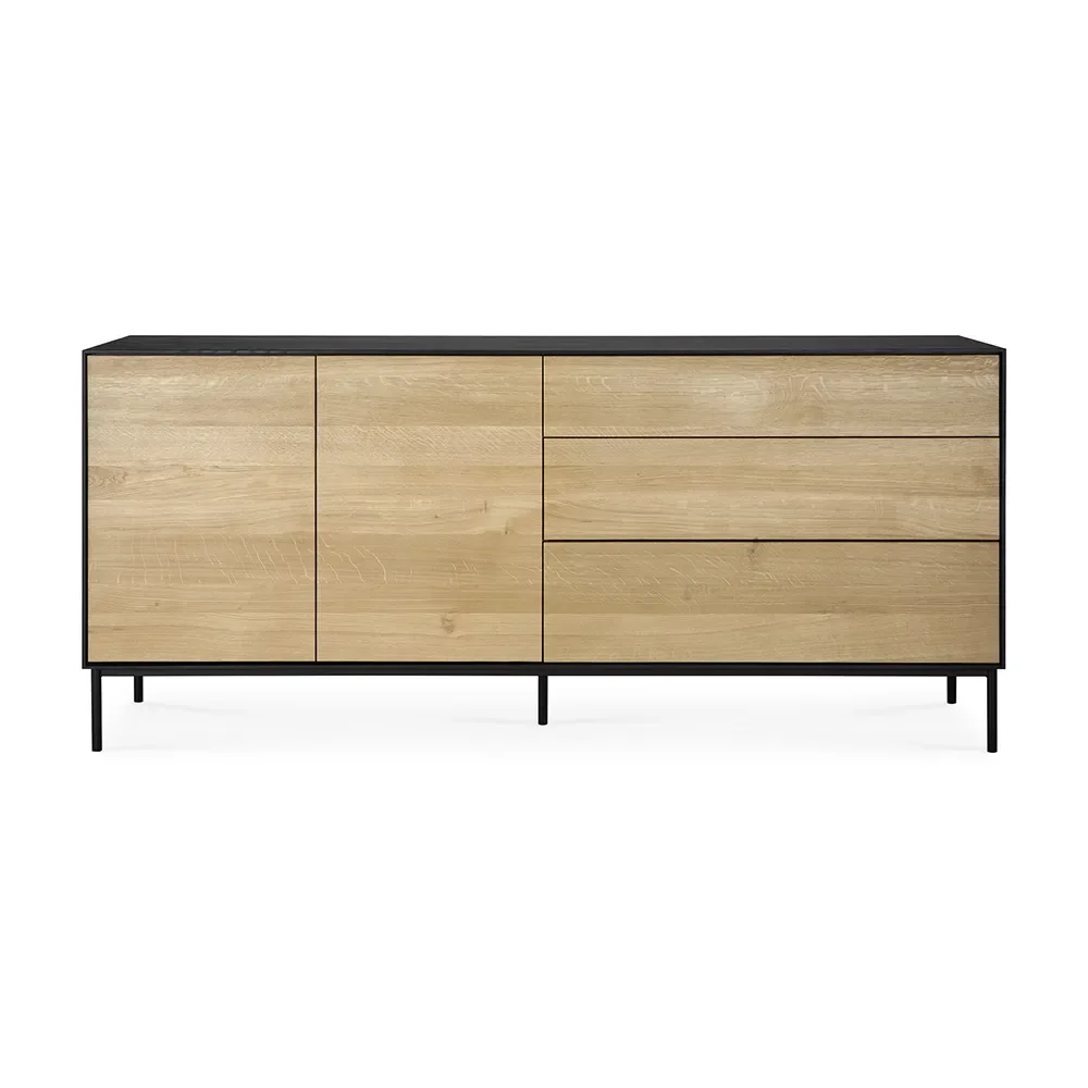 ethnicraft, blackbird skänk 45x180 cm