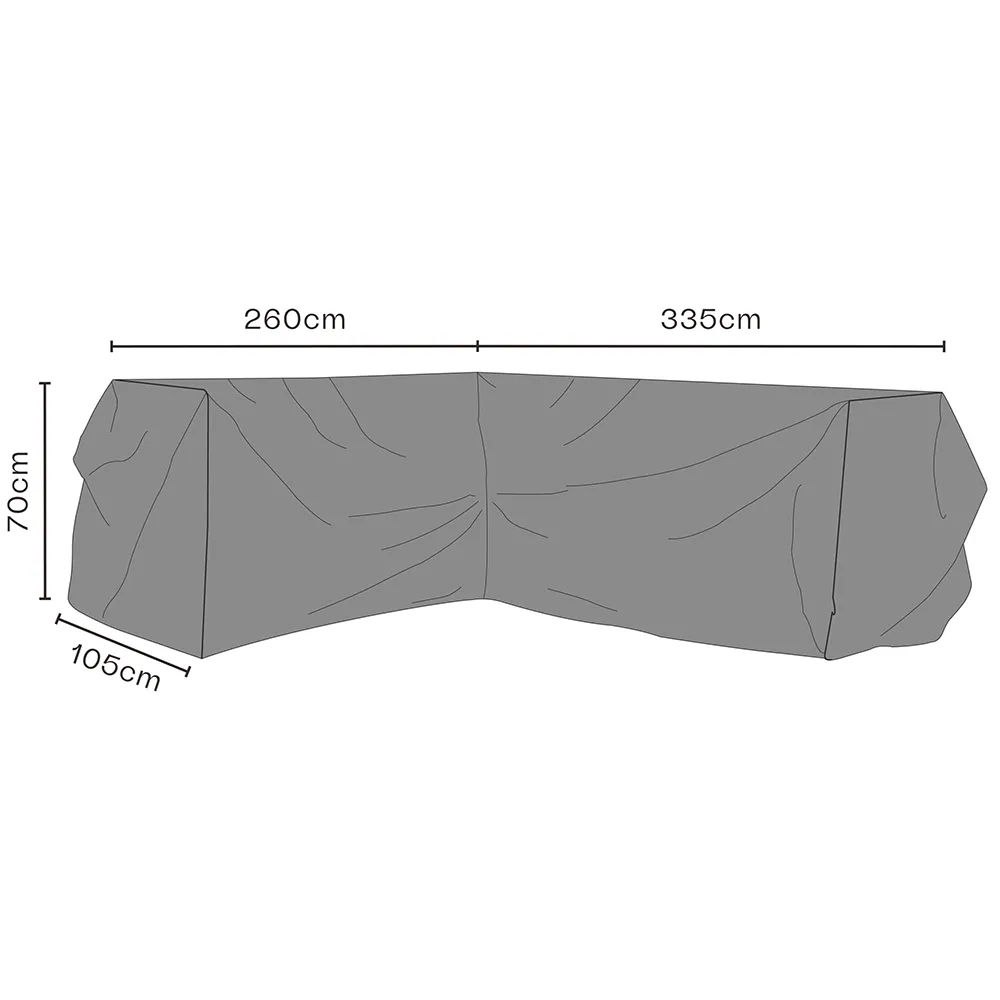 Brafab, Möbelskydd Hörnsoffa 260/335x70 cm Premium