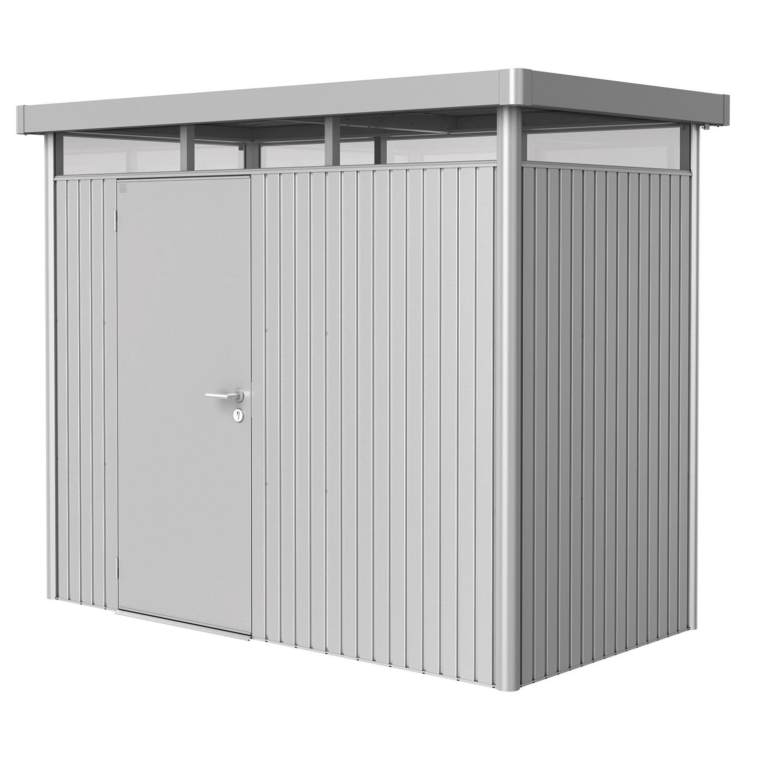 Biohort, Highline Trädgårdsskjul storlek h1 metallic silver Biohort