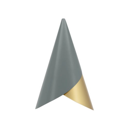 Cornet Lampskärm Slate/Brass
