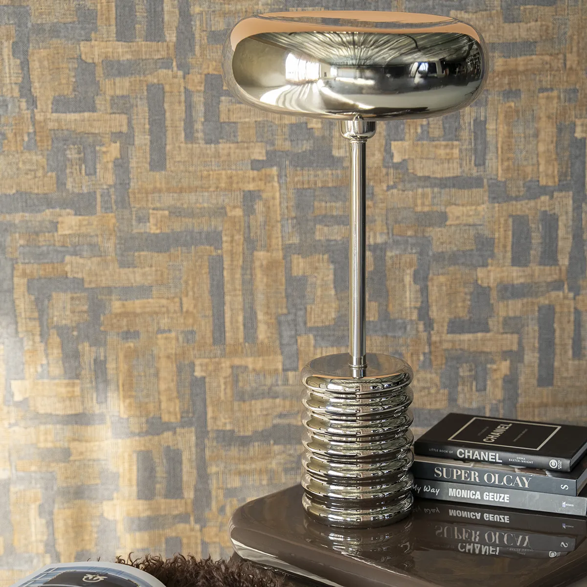 Bordslampa Chromeo Chrome H46 cm